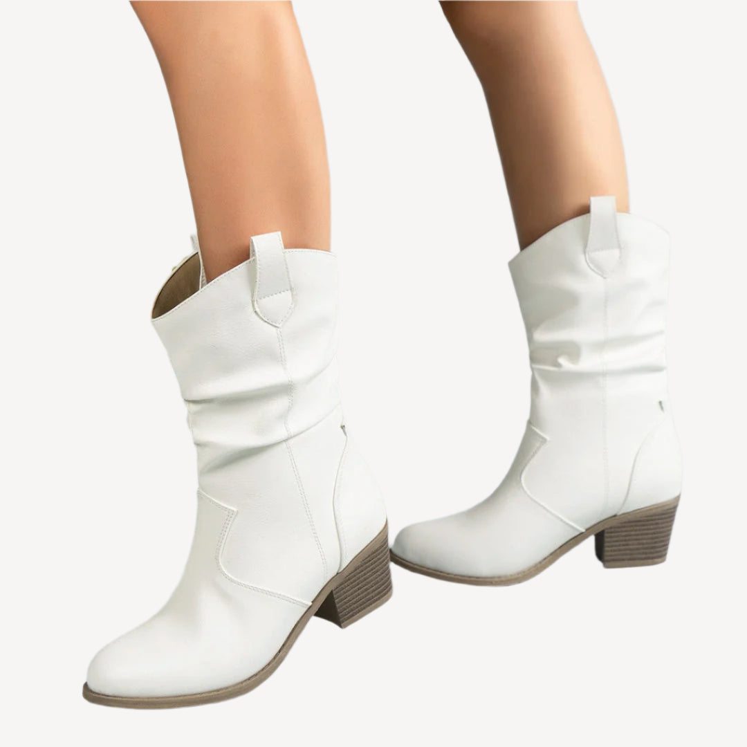 Bottes Cowboy Femme Rétro Élégantes au Confort Optimal-1