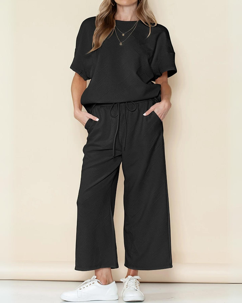 Variant image for Ensemble Femme Chic Décontracté avec Silhouette Fluide-16