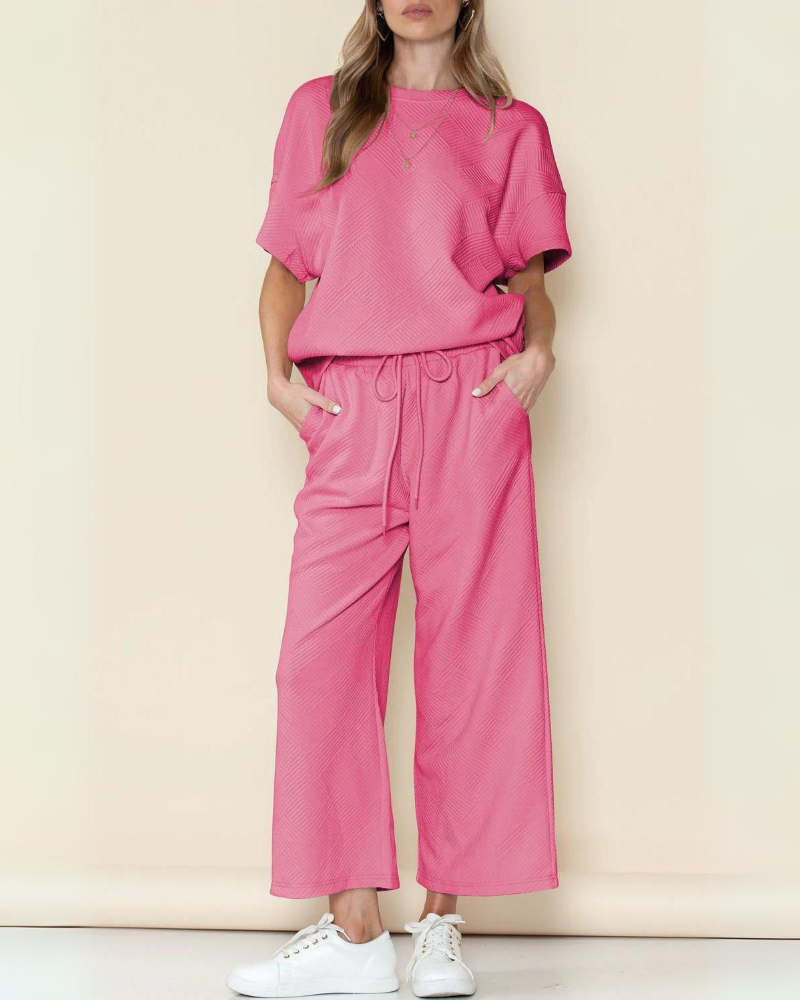 Variant image for Ensemble Femme Chic Décontracté avec Silhouette Fluide-11