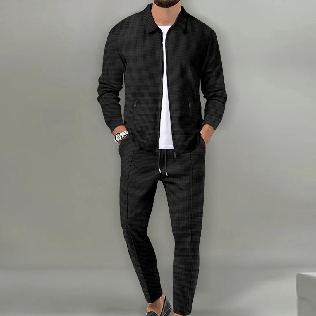 Ensemble Décontracté Élégant pour Homme au Style Confortable-3