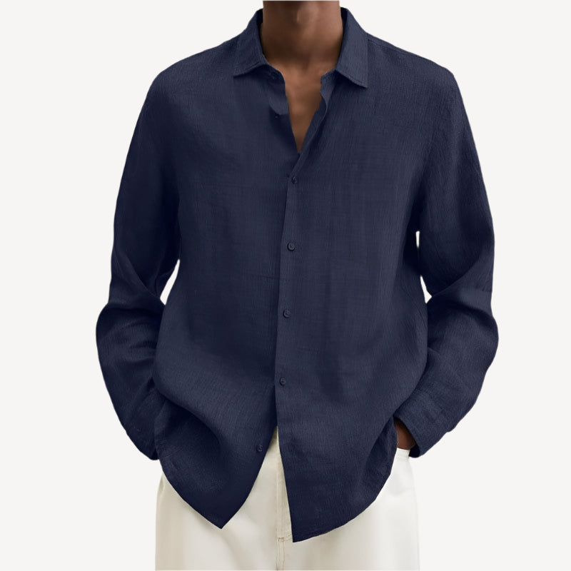 Chemise Homme Décontractée Élégante au Confort Optimal-1