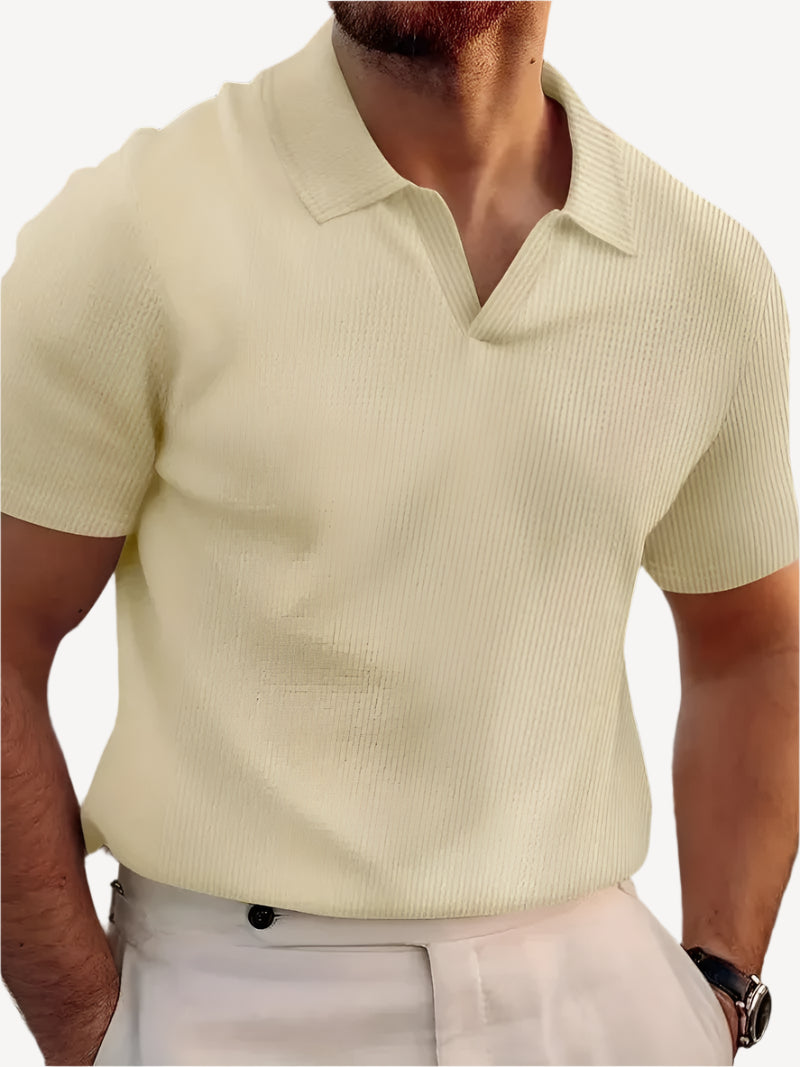 Polo Masculin Élégant et Confortable pour Sorties Décontractées-1