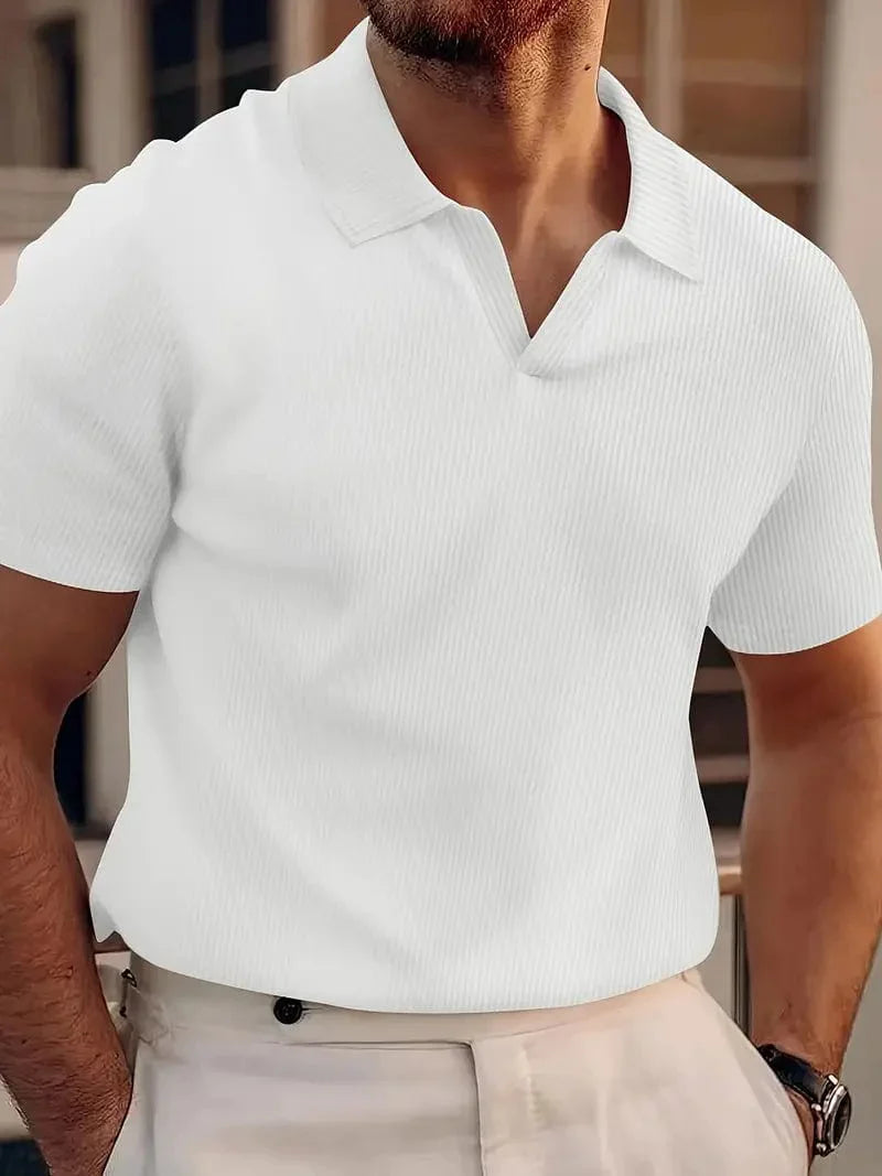 Variant image for Polo Masculin Élégant et Confortable pour Sorties Décontractées-25