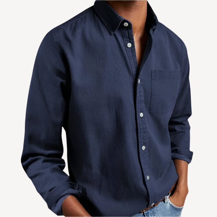 Chemise Homme Élégante et Confortable pour Un Style Polyvalent-1