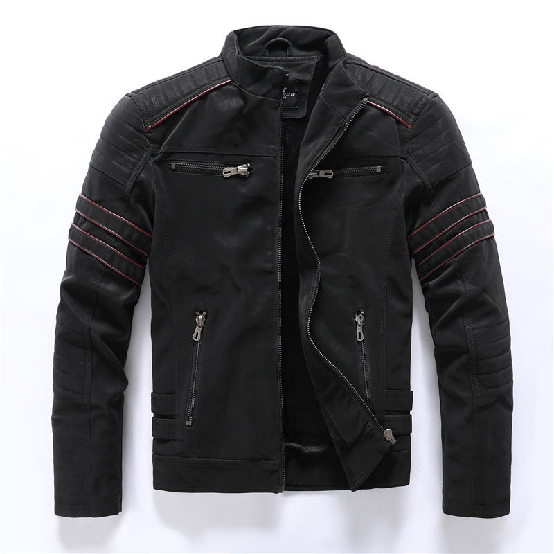 Blouson Moto Homme Élégant et Confortable pour un Style Audacieux 0