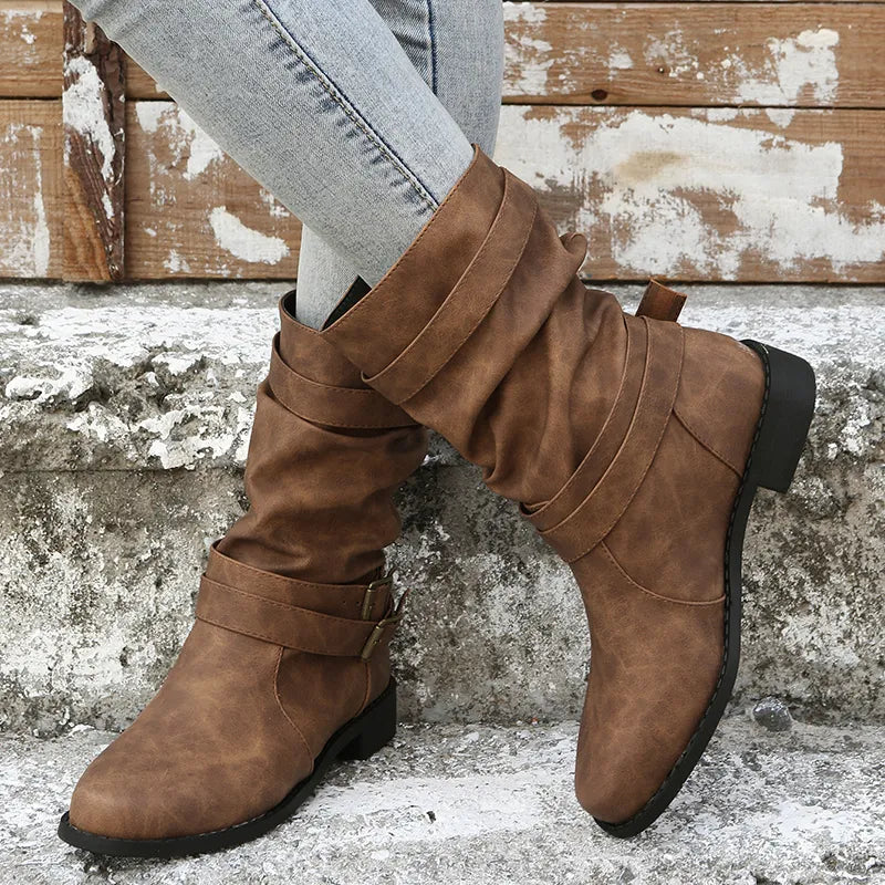Bottes Noires Femme Élégantes avec Confort et Style Pratique pour Femmes 4