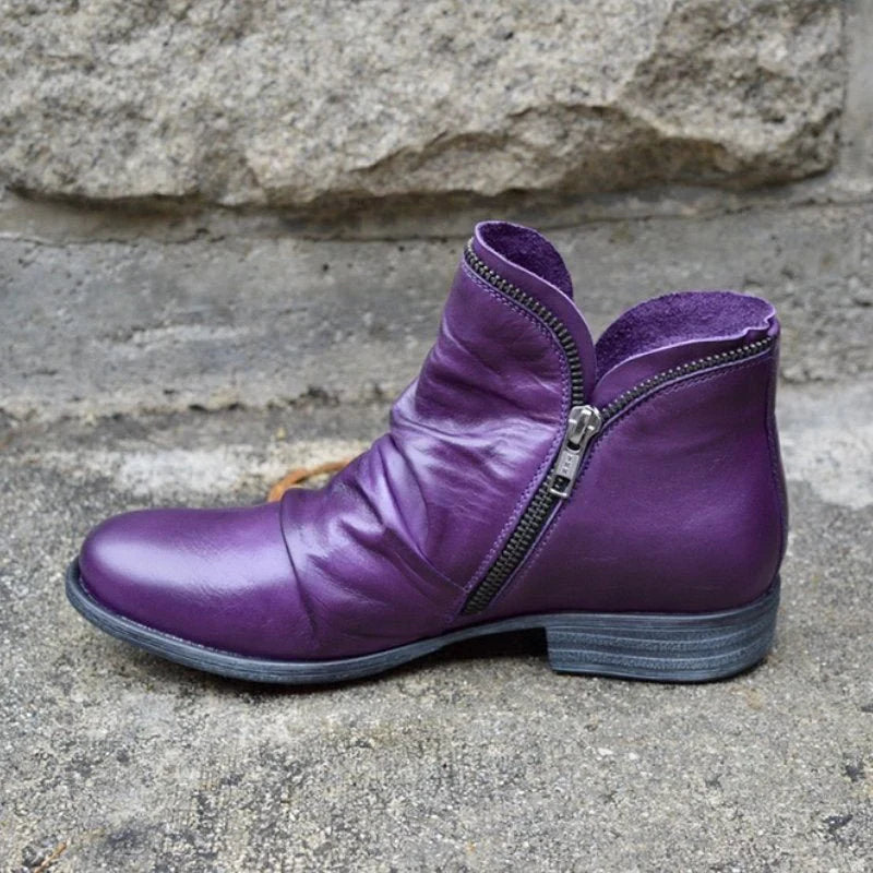 Bottines Élégantes Femme à Zip Latéral, Design Slim et Confort Optimal 3