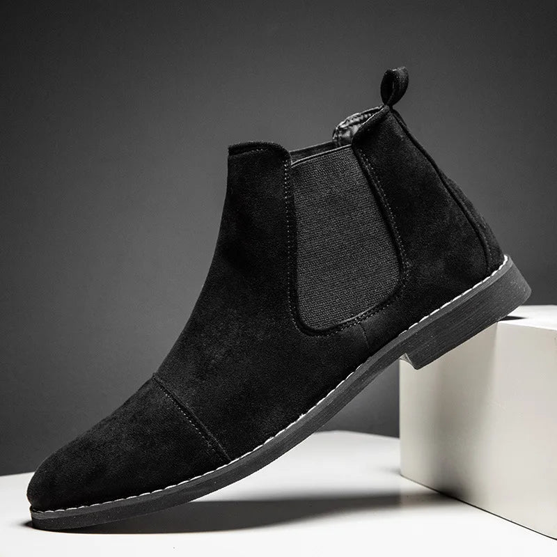 Bottines Homme Chelsea Jaunes Confortables et Élégantes 3