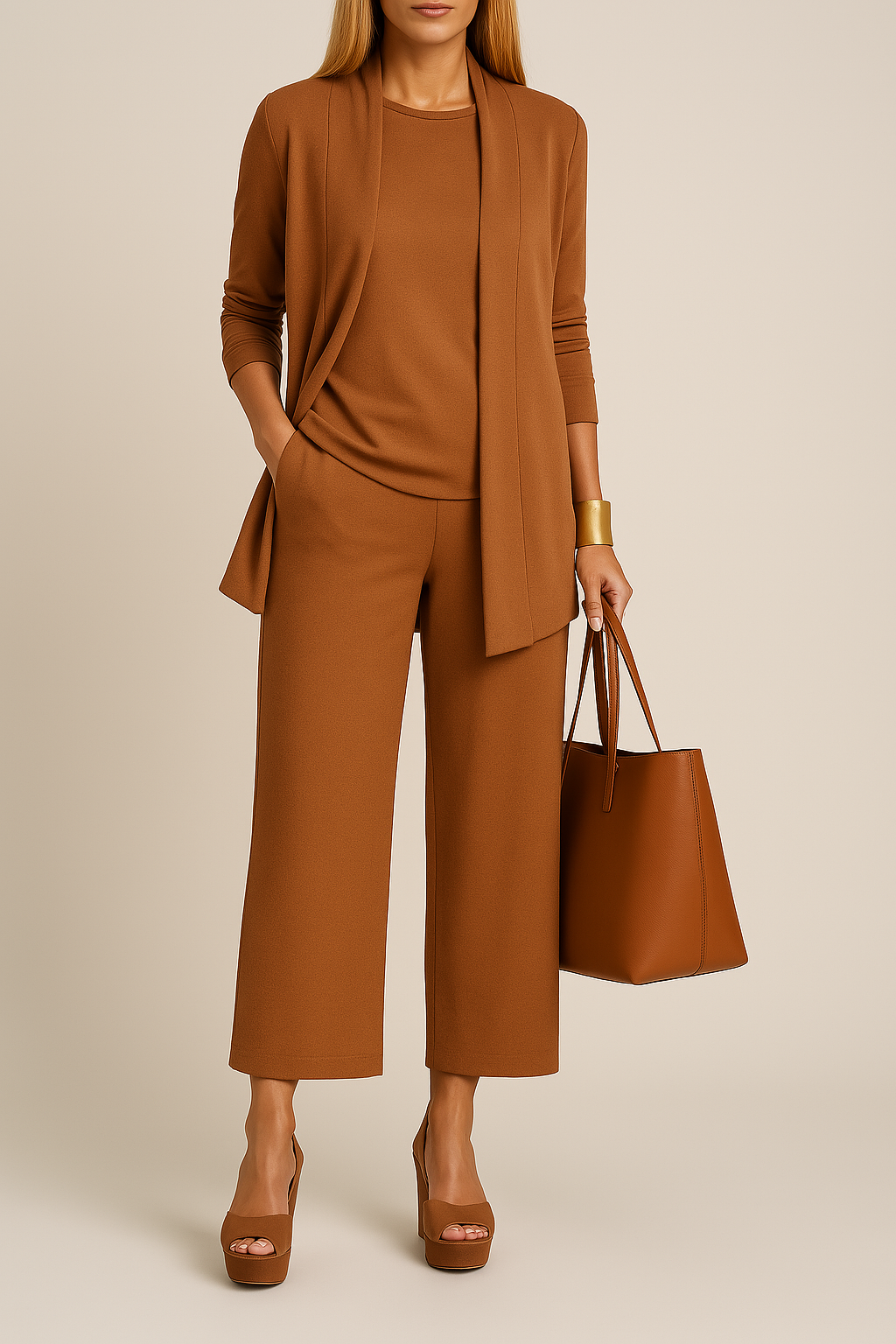 Variant image for Ensemble Tailleur Femme Élégant et Confortable-36