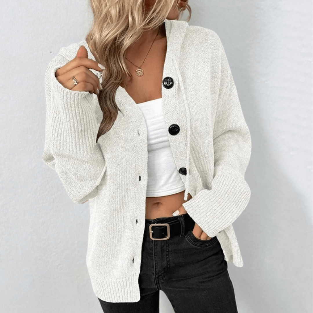 Cardigan Femme Élégant Boutonné au Style Intemporel et Confort Optimal 1