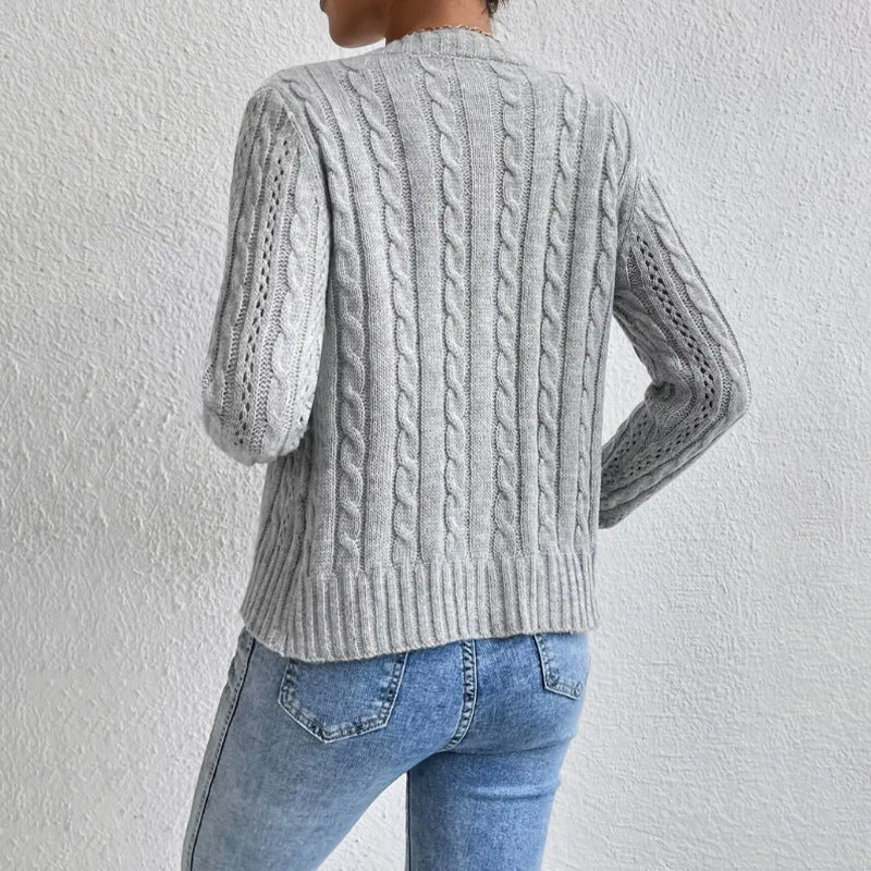 Cardigan Femme Tendance à Boutons au Style Polyvalent pour un Confort Optimal 2
