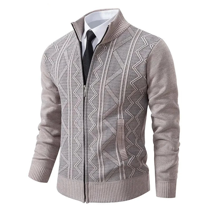 Cardigan Zippé Homme Élégant et Polyvalent pour un Confort Optimal 7
