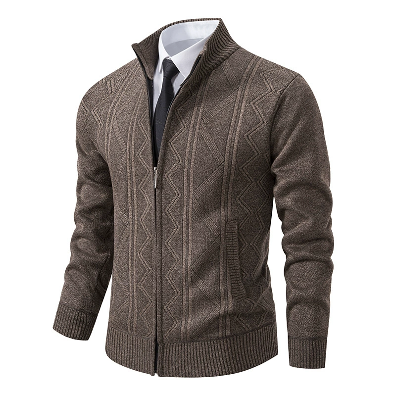 Cardigan Zippé Homme Élégant et Polyvalent pour un Confort Optimal 9