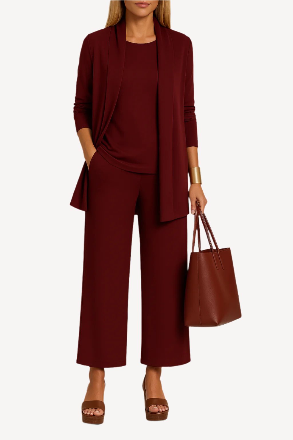 Ensemble Tailleur Femme Élégant et Confortable-1