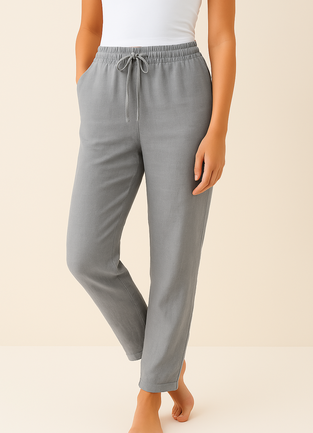 Variant image for Pantalon Fluide Femme Élégant et Aéré pour un Confort Optimal-29