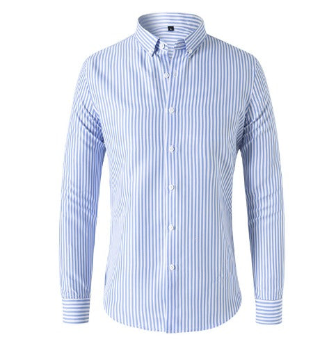 Chemise Homme Rayée Élégante et Confortable 2