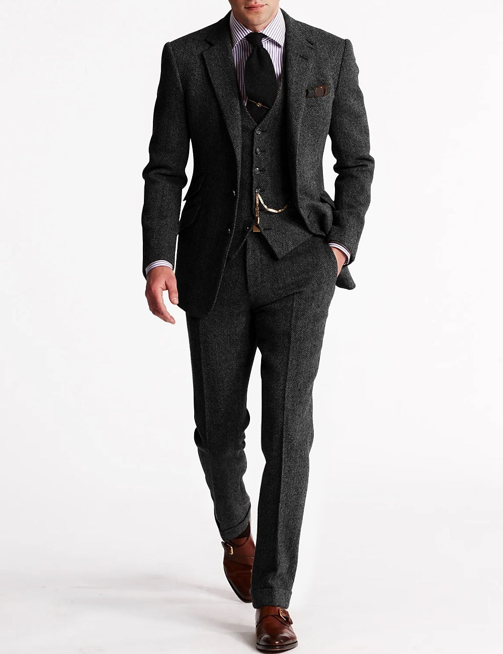 Costume Homme Tuxedo Classique au Style Élégant 5