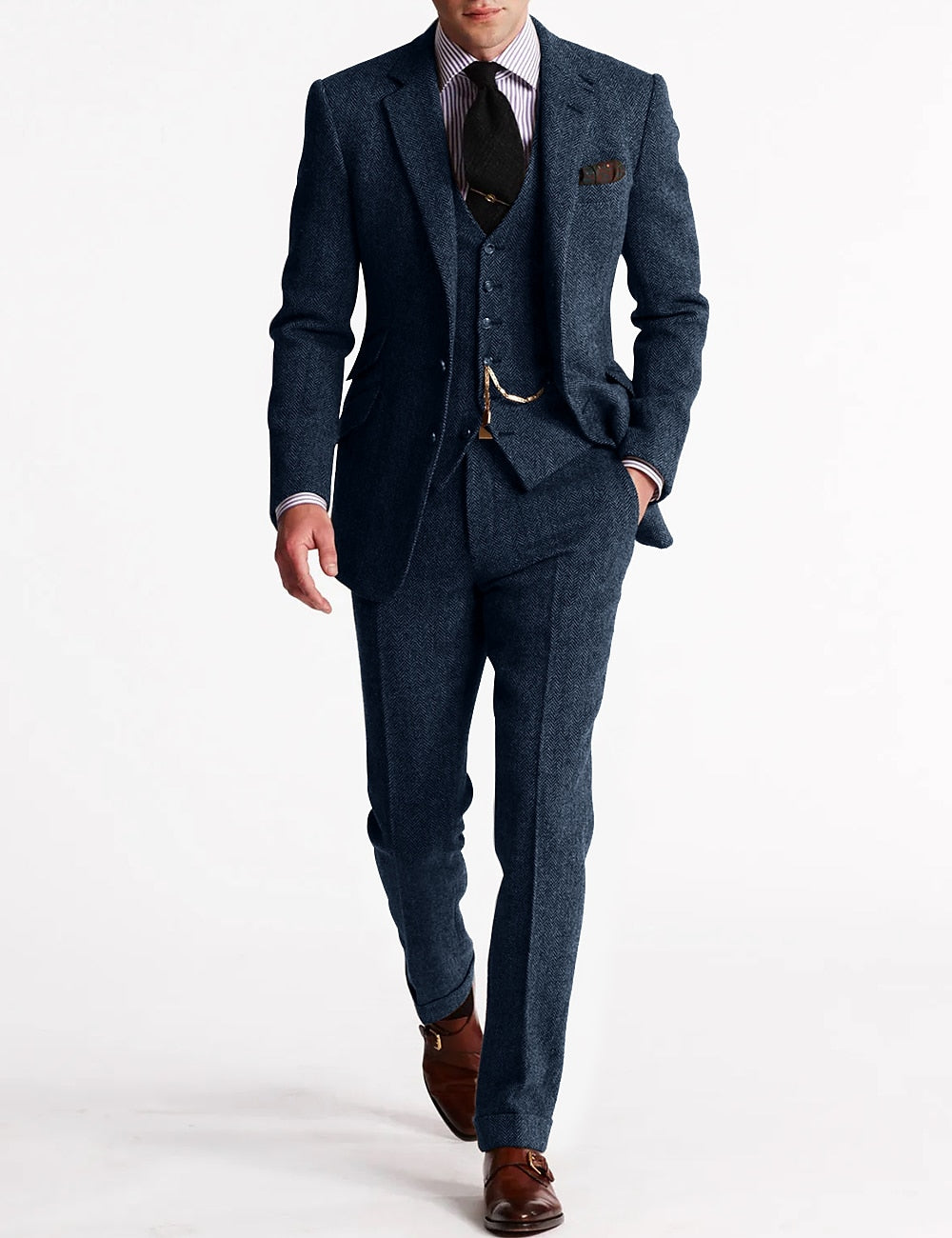Costume Homme Tuxedo Classique au Style Élégant 6