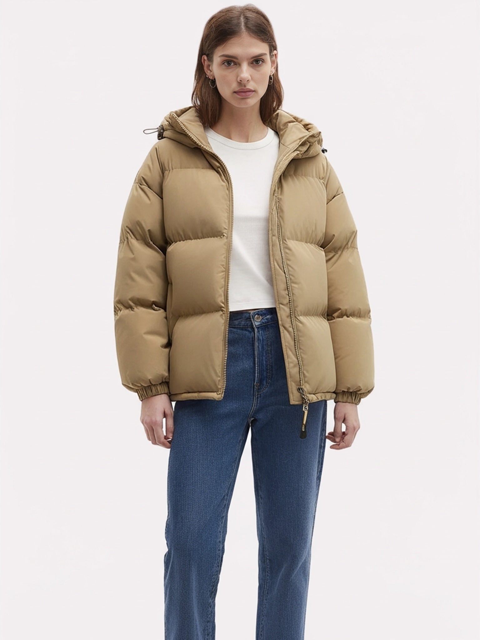 Doudoune Femme Longue – Design Épuré avec Capuche pour Confort et Élégance en Hiver 5