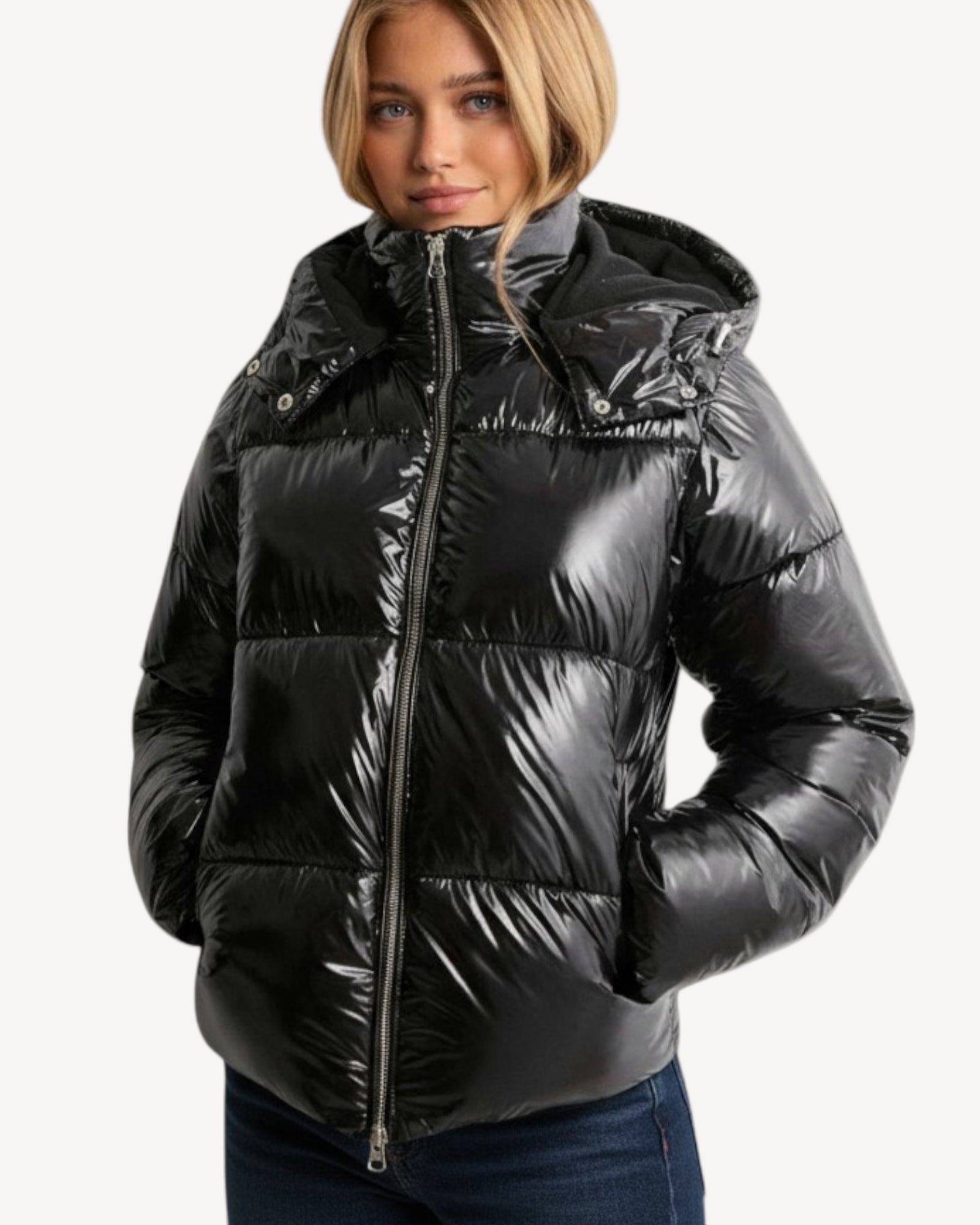 Doudoune Femme Longue – Élégante avec Capuche Amovible pour Rester au Chaud en Ville 4