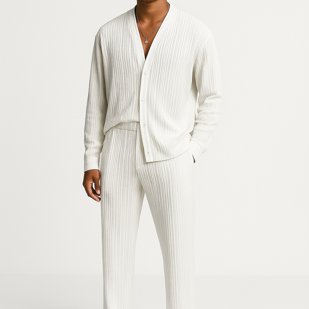 Ensemble de Loungewear Élégant et Confortable en Noir 1