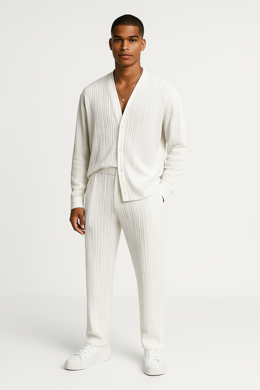 Ensemble de Loungewear Élégant et Confortable en Noir 1