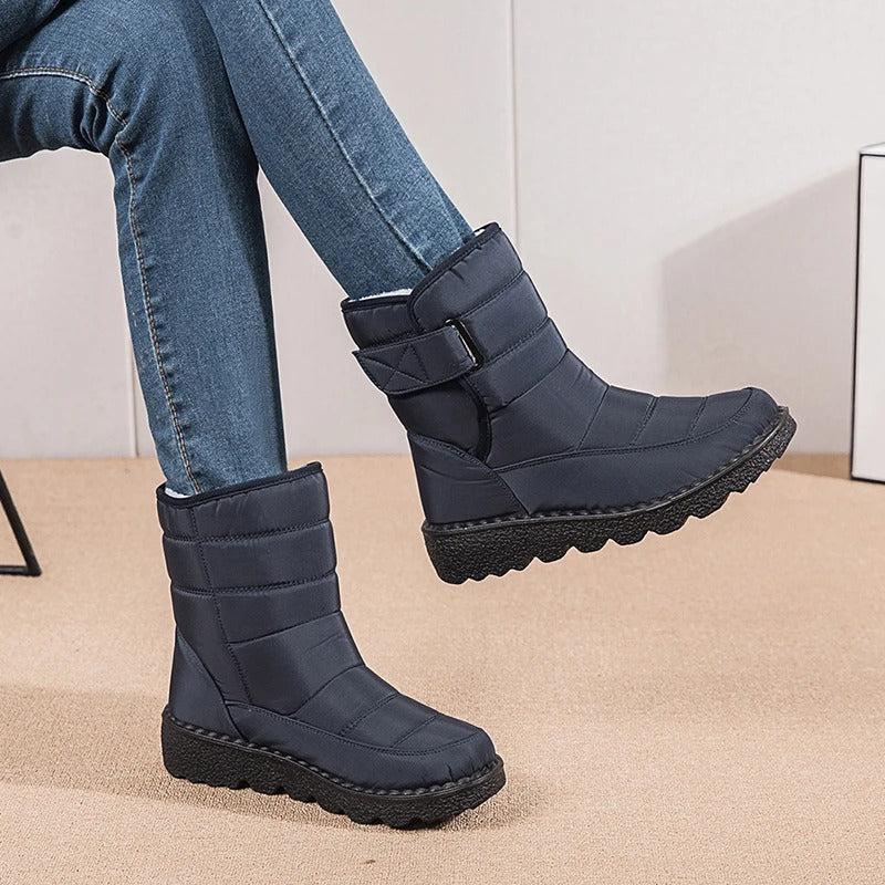 Femmes Bottes d'Hiver – Doublure en Peluche pour Confort et Chaleur 3