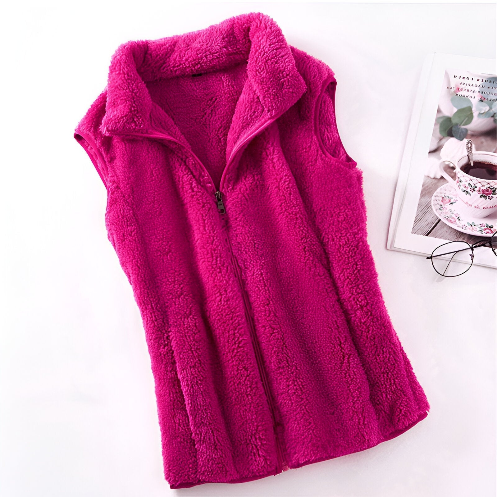 Femmes Gilet d'Hiver – Confortable Gilet Sans Manches pour Journées Froides 8