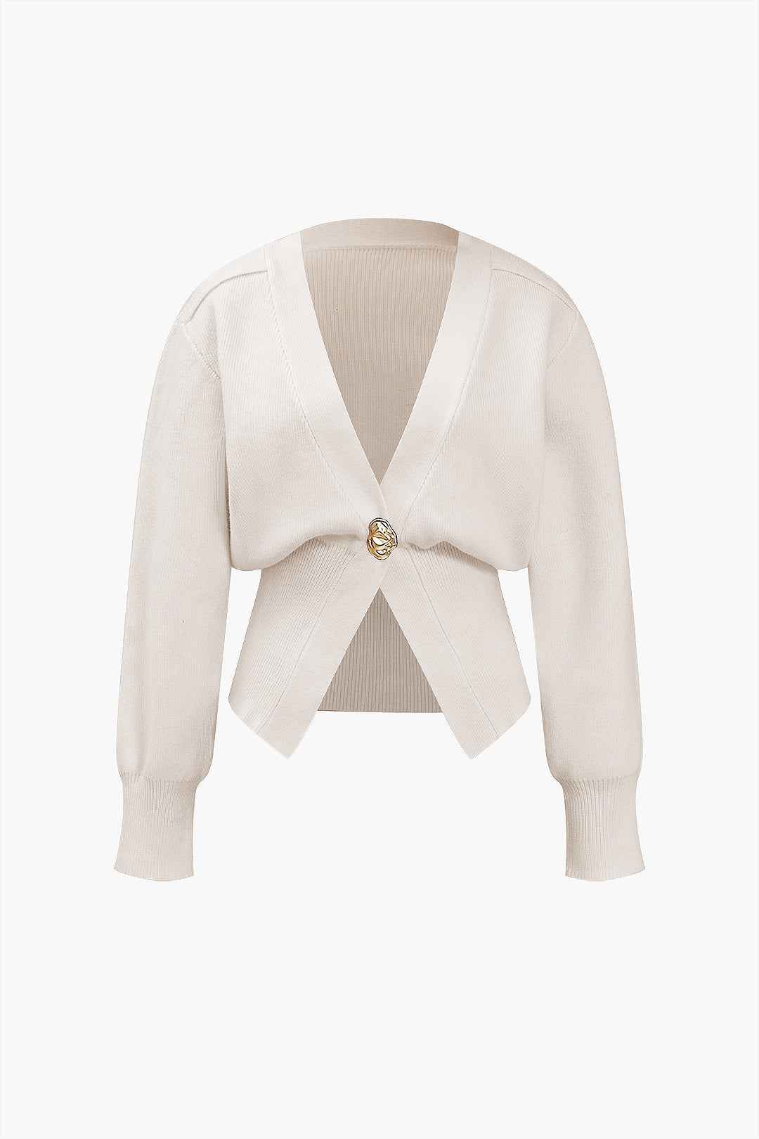 Gilet Élégant avec Détail de Bouton Doré 12