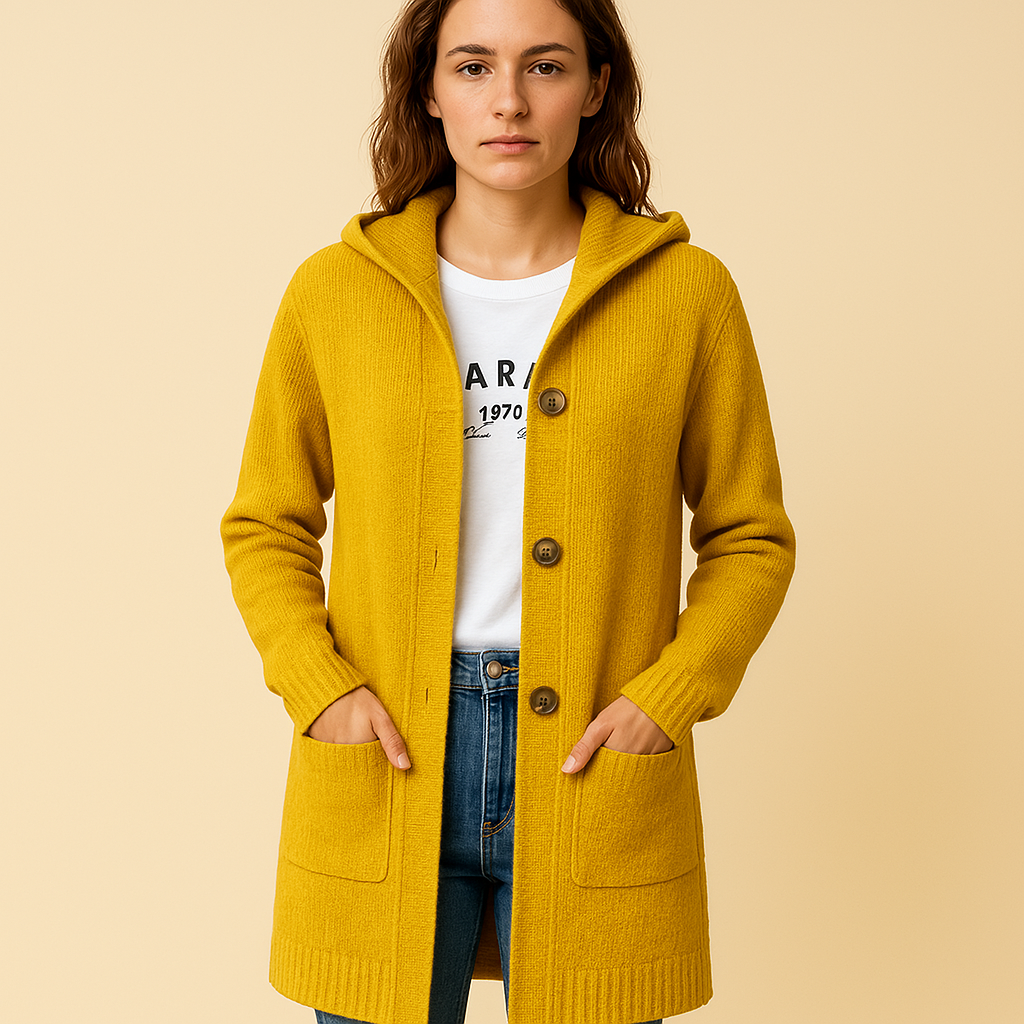 Gilet Long Élégant avec Poches Pratiques 2