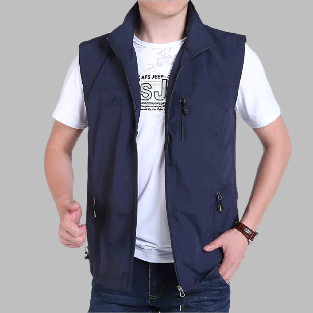 Gilet Outdoor Décontracté pour Hommes avec Isolation Légère 0