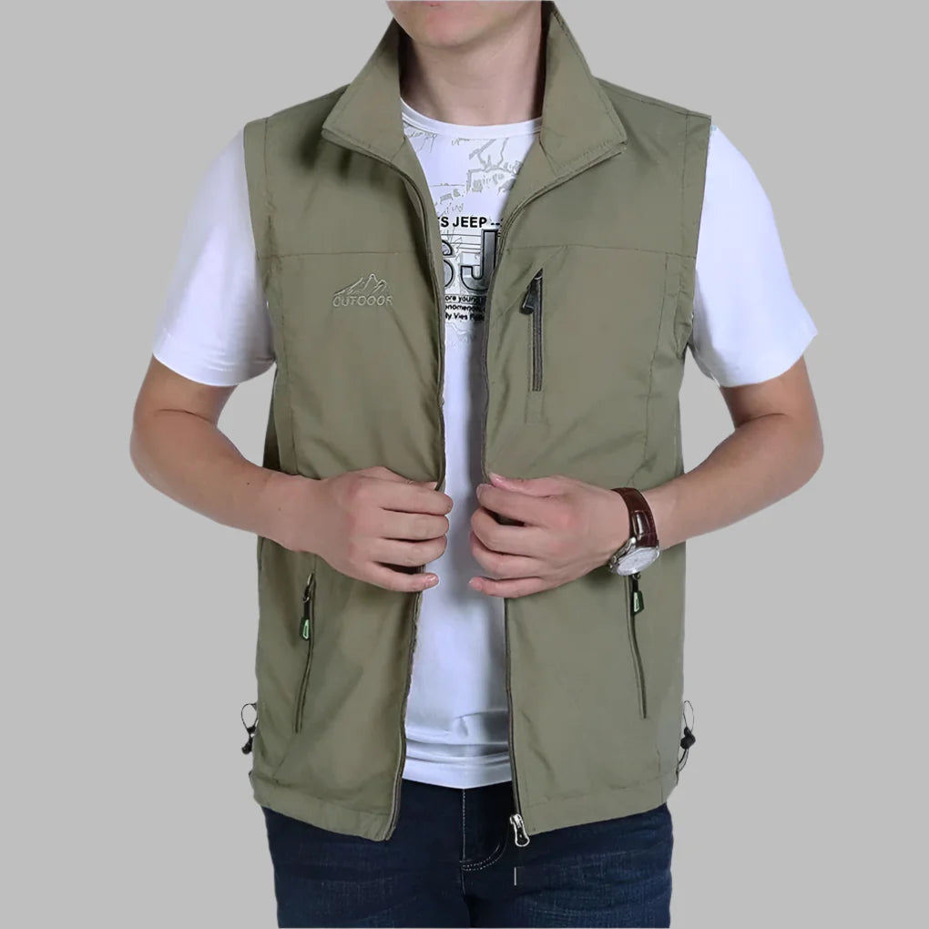 Gilet Outdoor Décontracté pour Hommes avec Isolation Légère 1