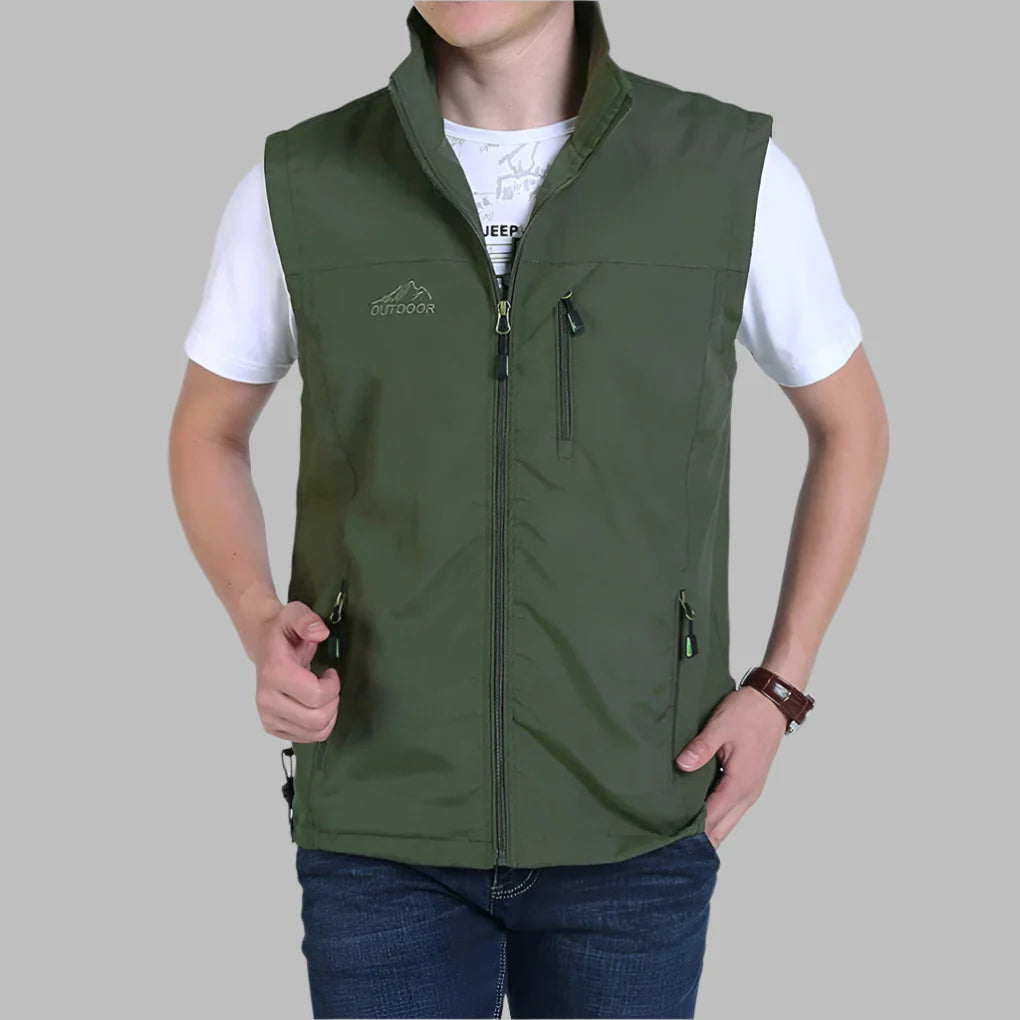 Gilet Outdoor Décontracté pour Hommes avec Isolation Légère 2