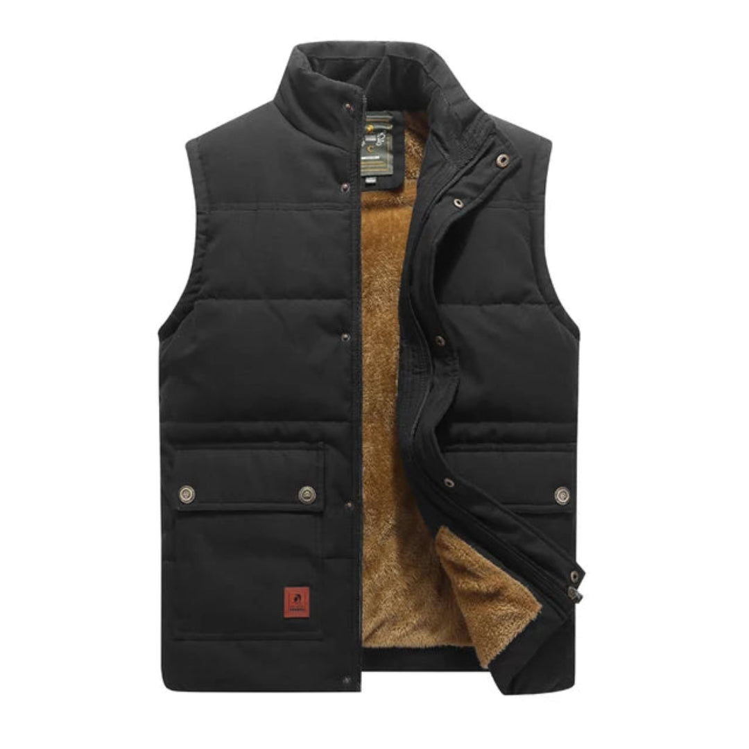 Gilet Sans Manches Homme Confortable avec Poches Pratiques pour un Style Décontracté 0