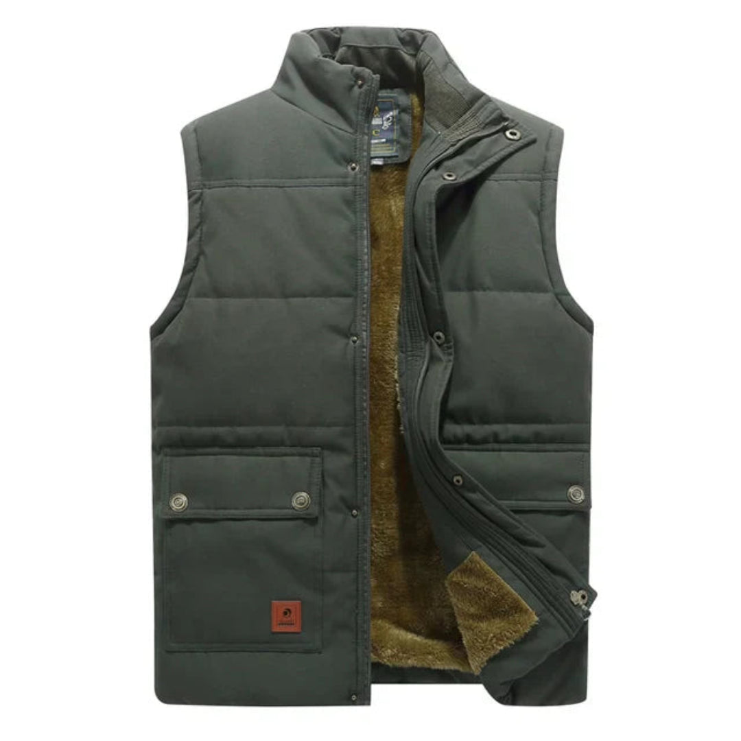 Gilet Sans Manches Homme Confortable avec Poches Pratiques pour un Style Décontracté 1