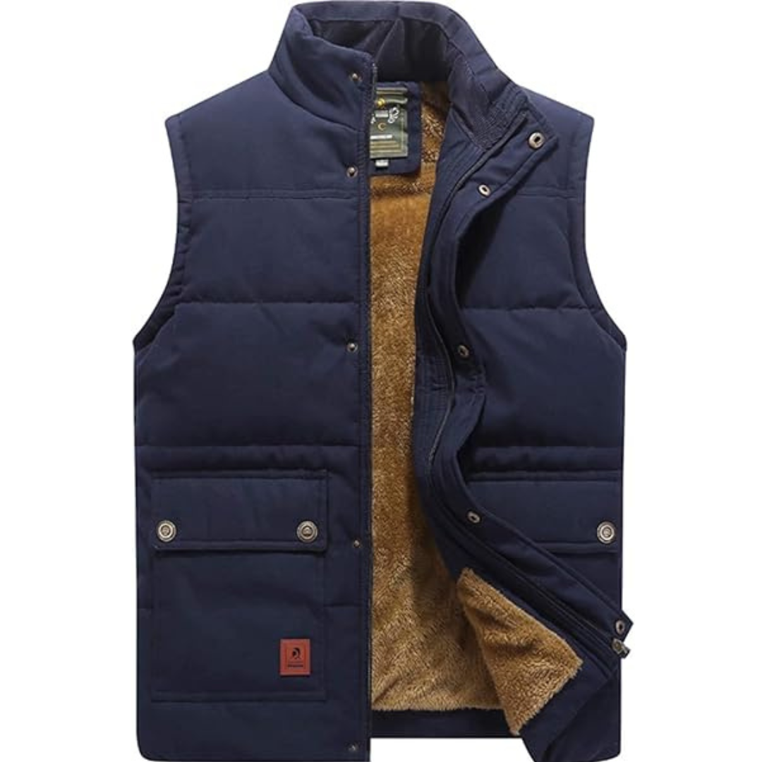 Gilet Sans Manches Homme Confortable avec Poches Pratiques pour un Style Décontracté 3