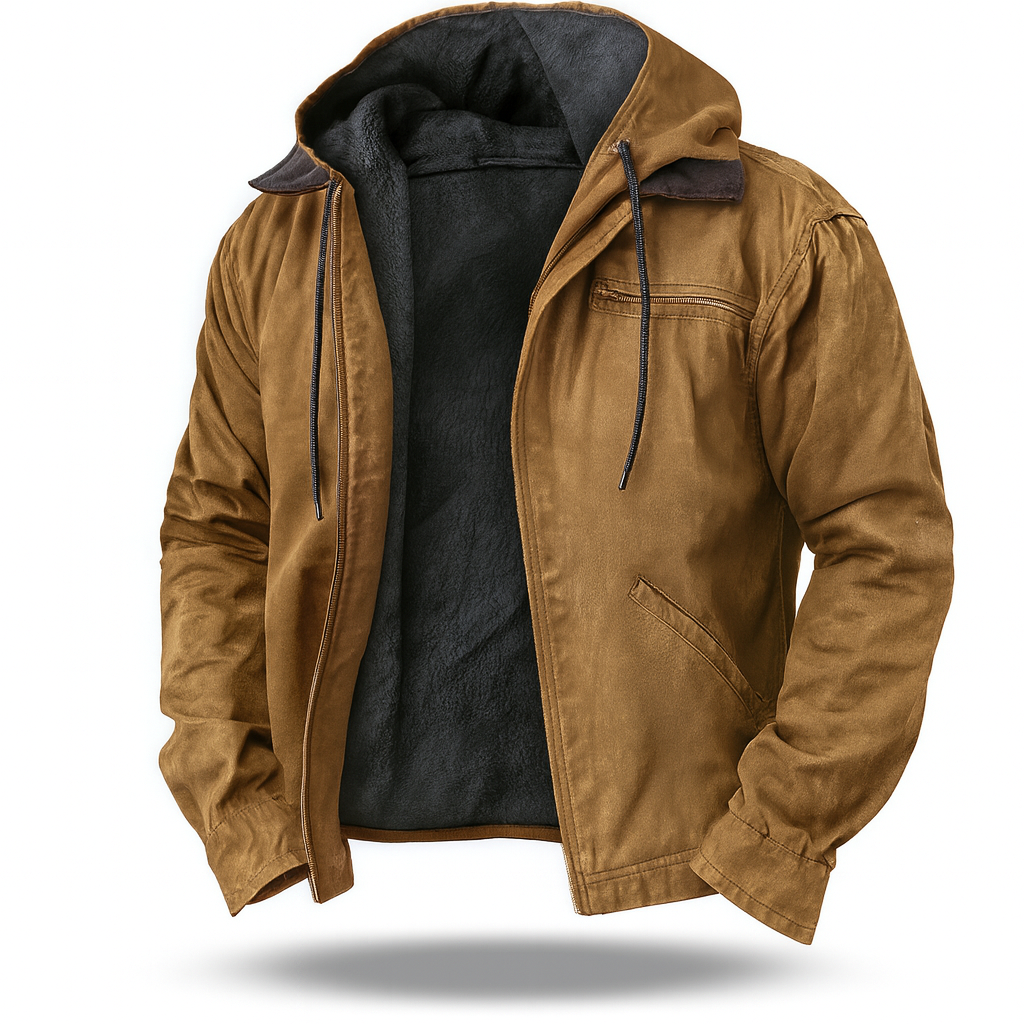 Hommes Veste à Capuche – Confort Chaleureux et Style Classique 0