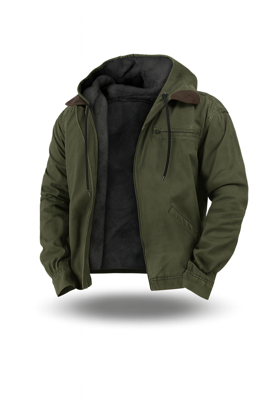 Hommes Veste à Capuche – Confort Chaleureux et Style Classique 1