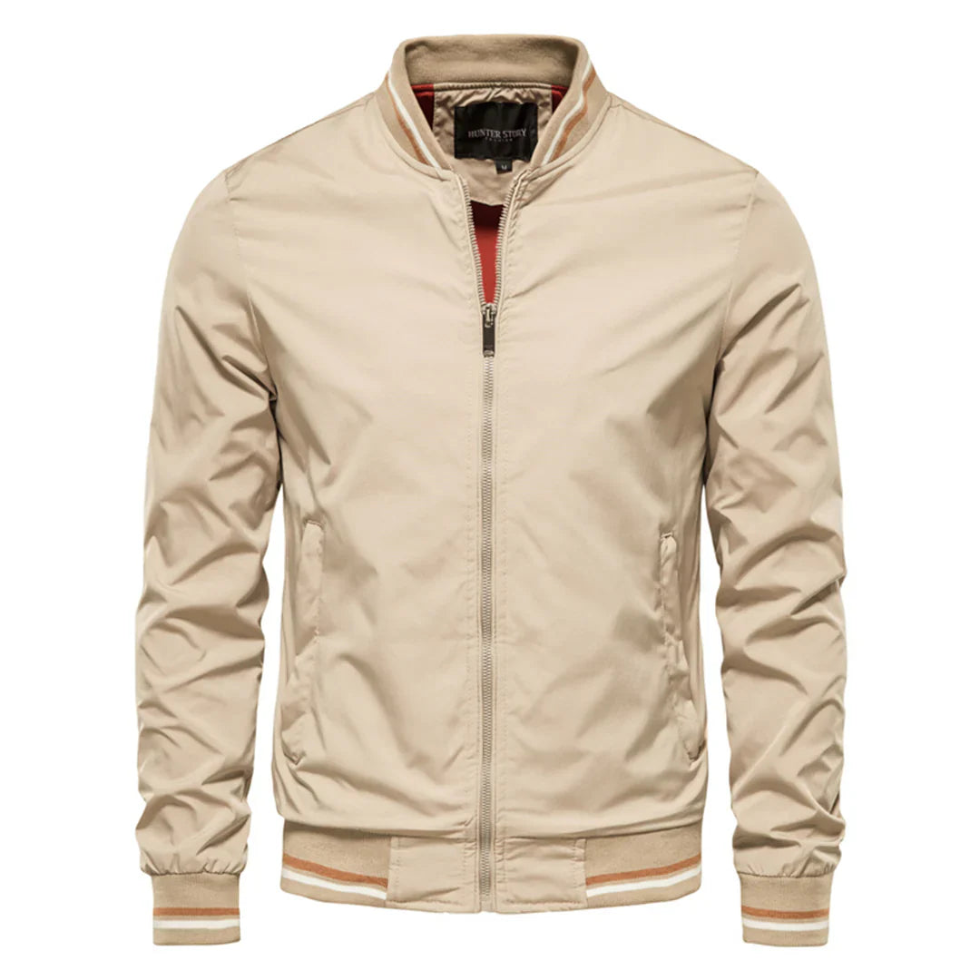Veste Bomber Homme Décontractée au Style Élégant-2