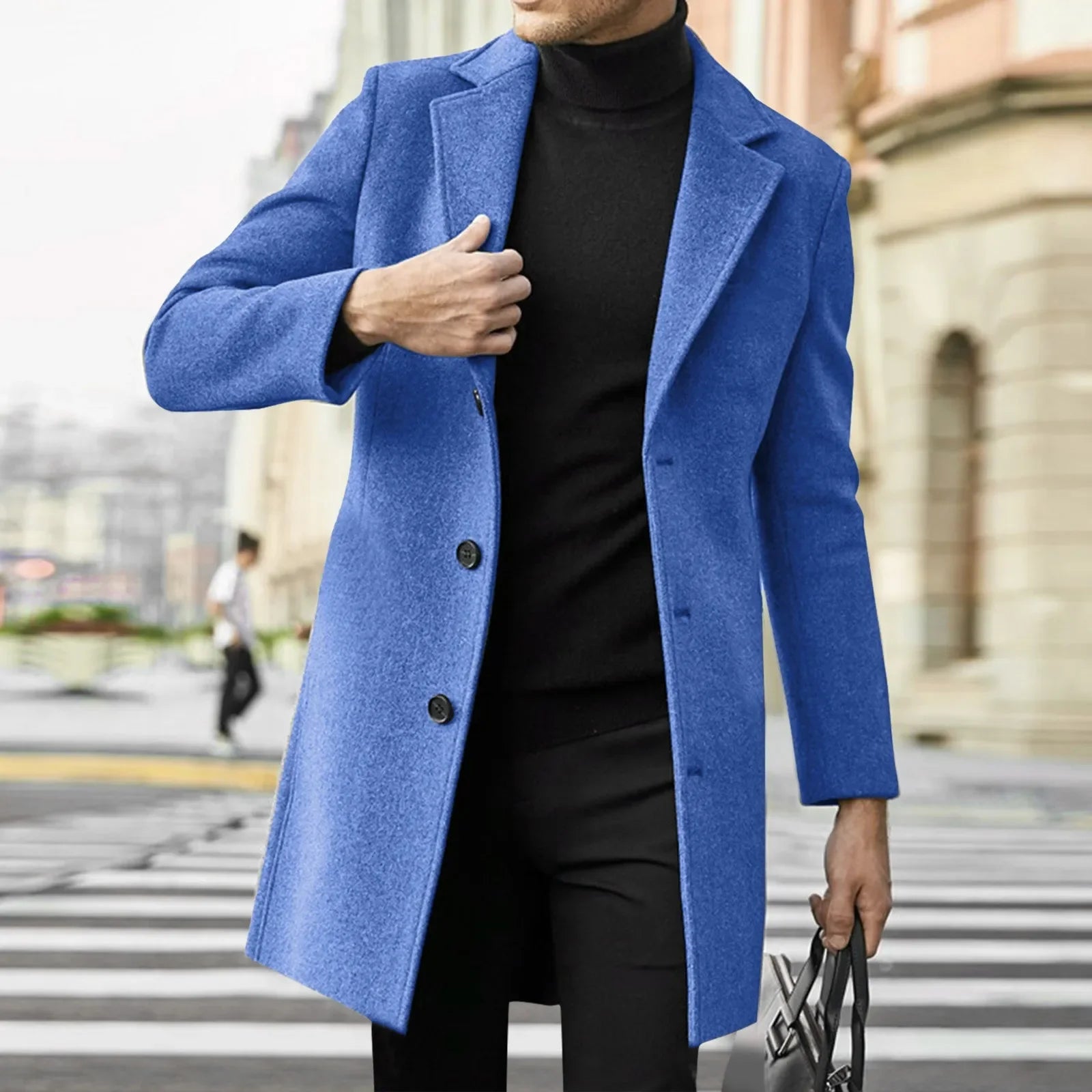 Manteau Homme Hiver Élégant au Style Décontracté 10
