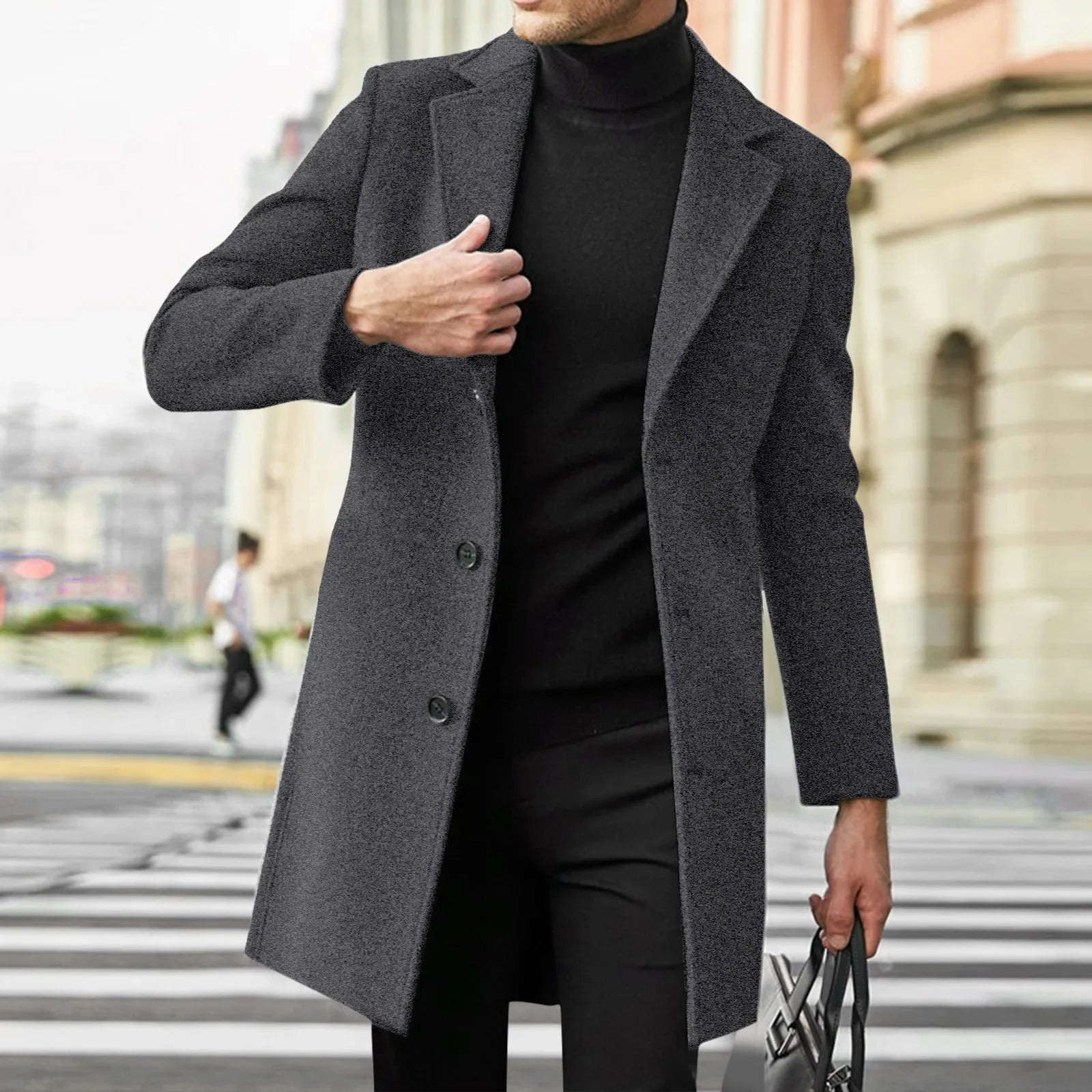 Manteau Homme Hiver Élégant au Style Décontracté 12