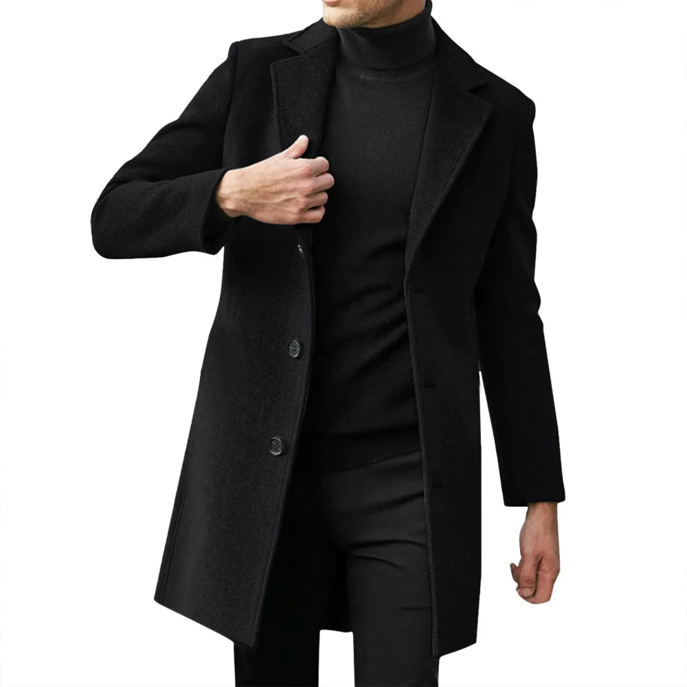 Manteau Homme Hiver Élégant au Style Décontracté 2
