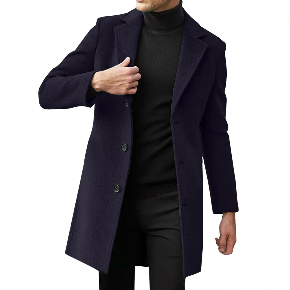 Manteau Homme Hiver Élégant au Style Décontracté 3