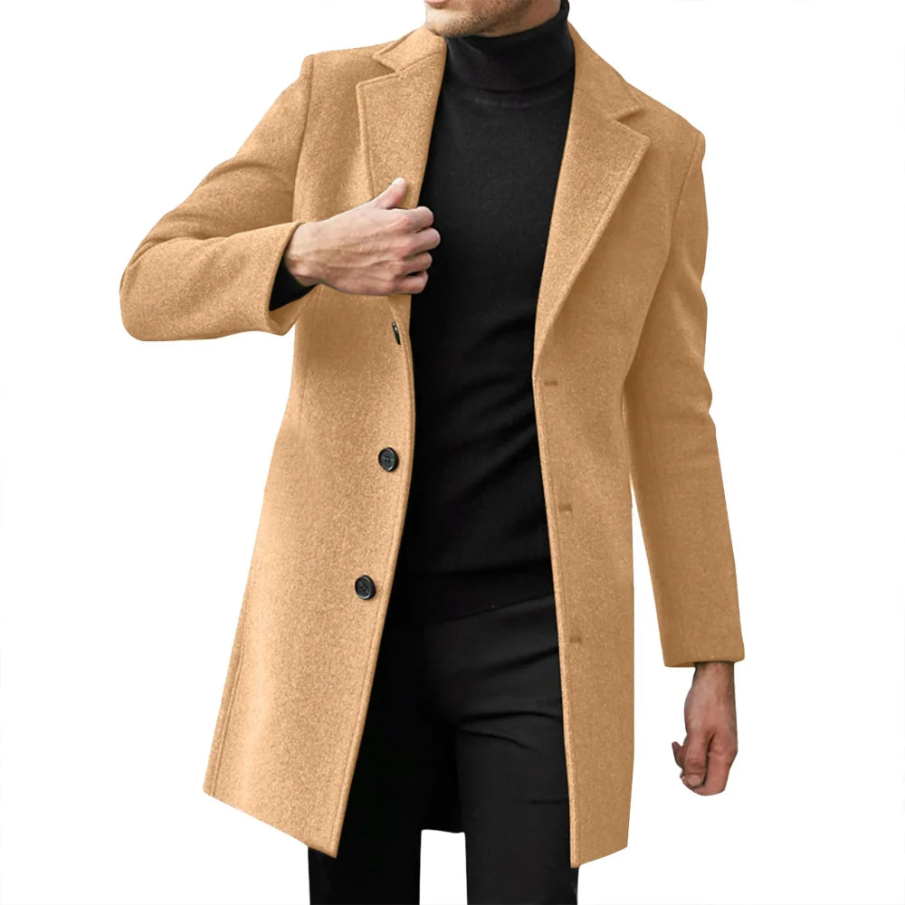 Manteau Homme Hiver Élégant au Style Décontracté 4