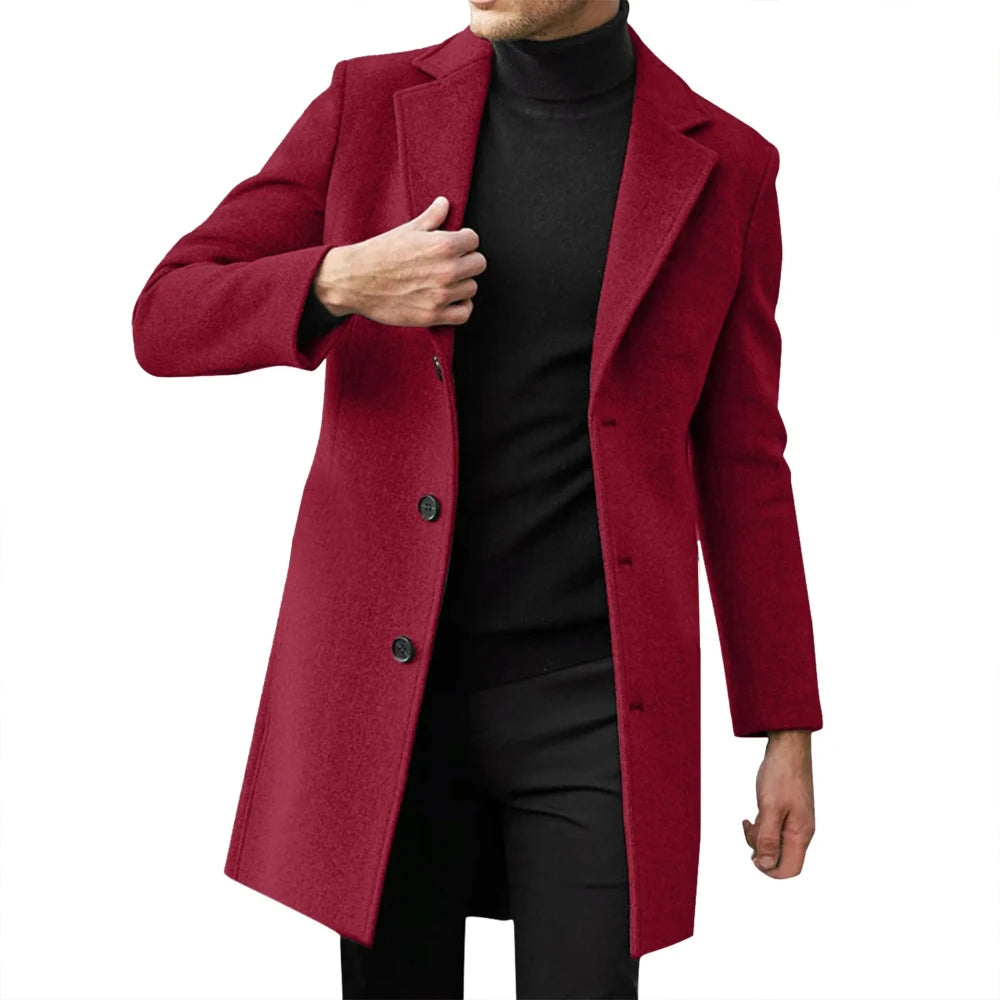 Manteau Homme Hiver Élégant au Style Décontracté 5