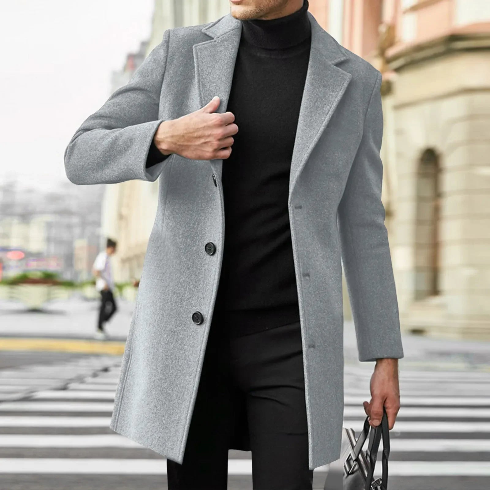 Manteau Homme Hiver Élégant au Style Décontracté 6