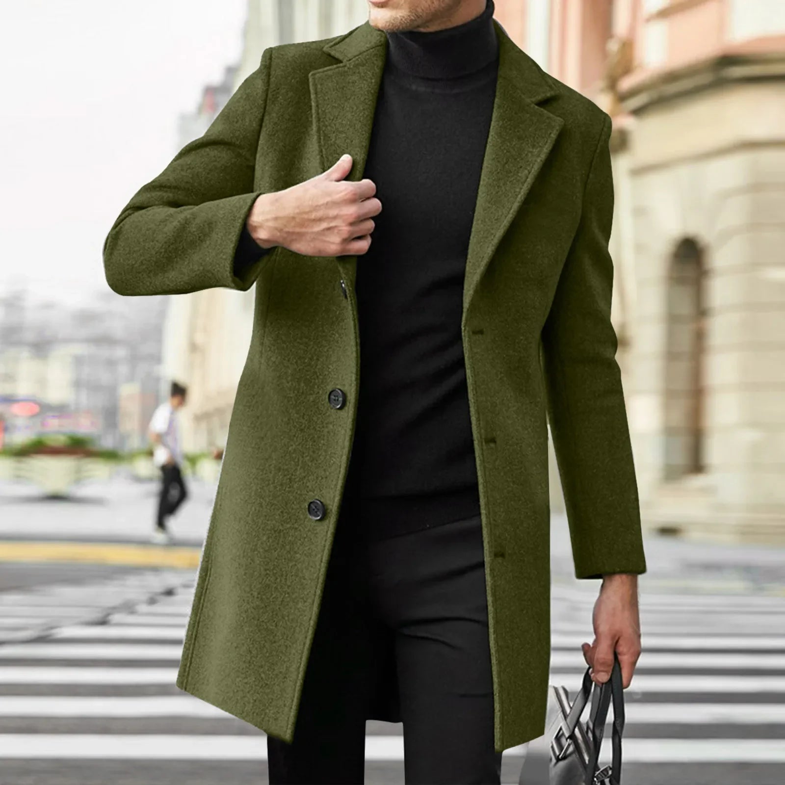 Manteau Homme Hiver Élégant au Style Décontracté 7