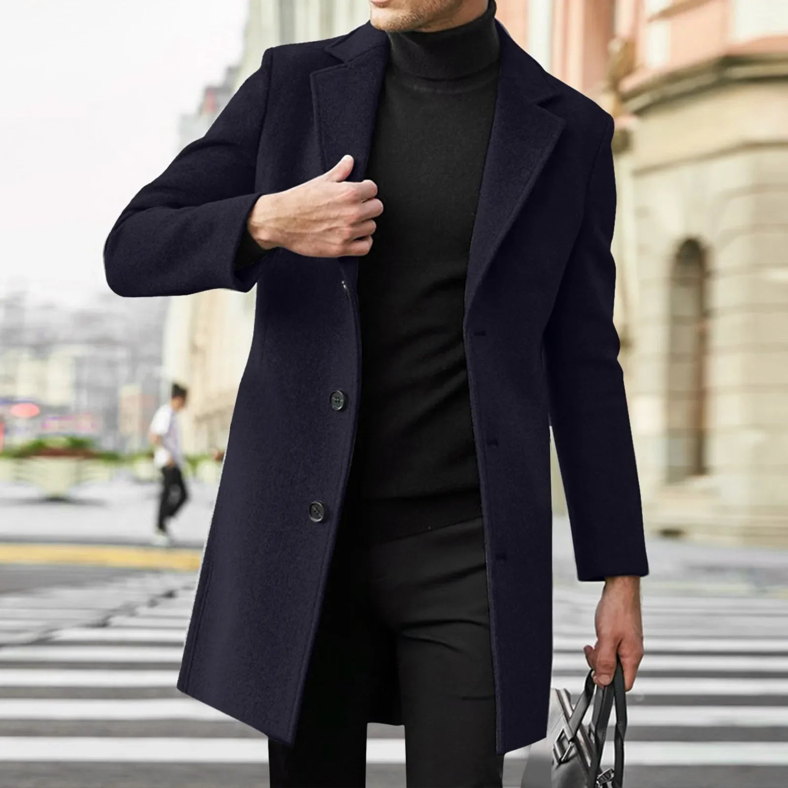 Manteau Homme Hiver Élégant au Style Décontracté 8
