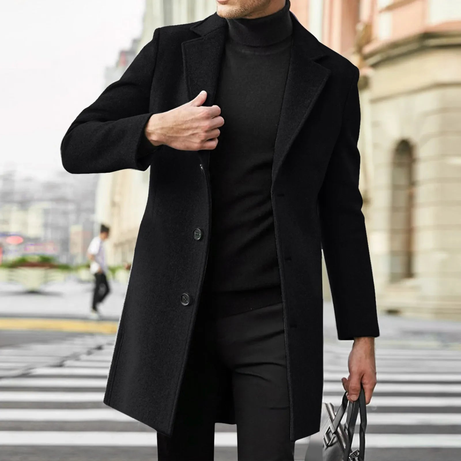 Manteau Homme Hiver Élégant au Style Décontracté 9