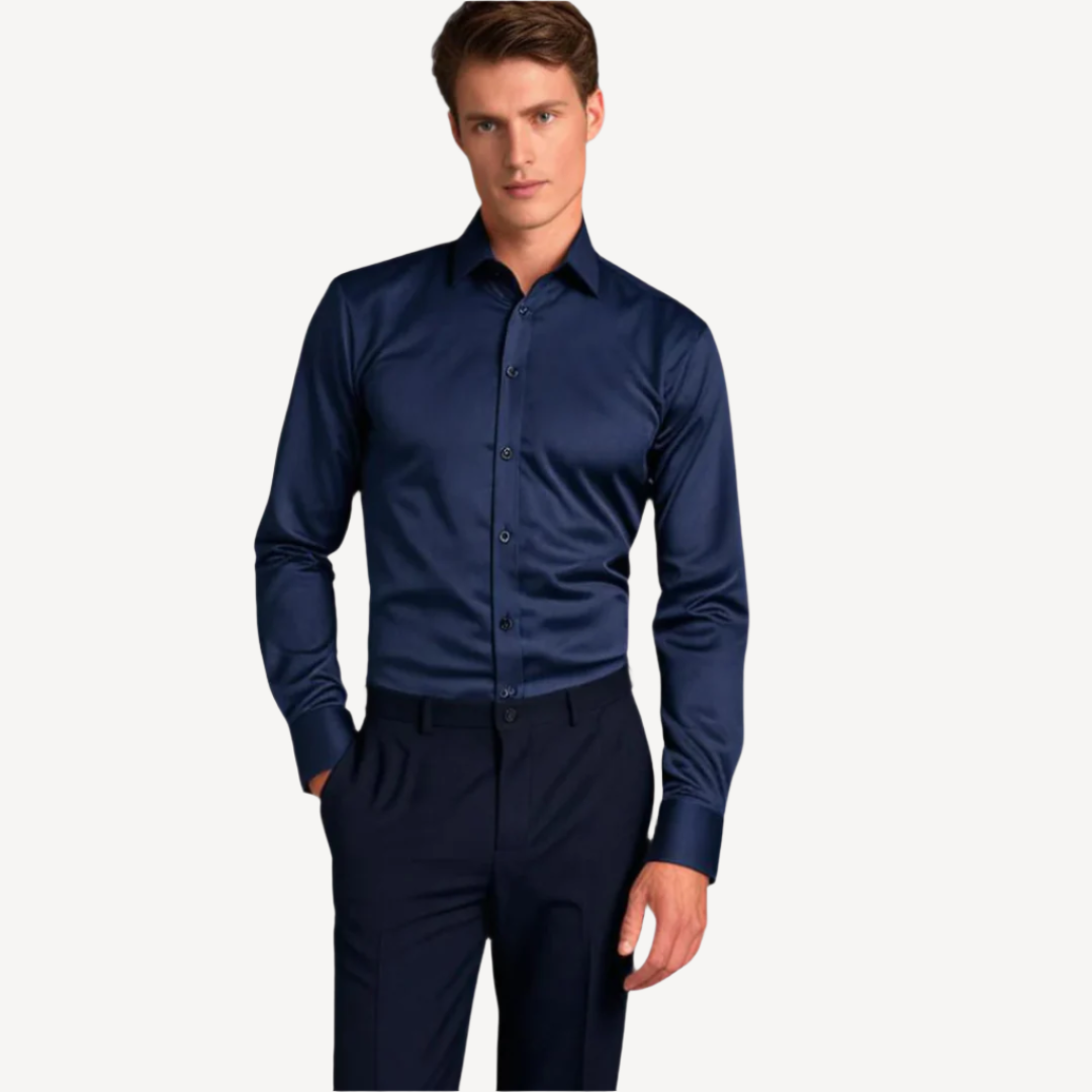 Chemise Homme Slim Fit Élégante au Confort Optimal-1